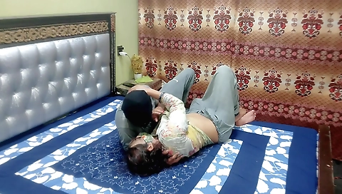 Indian house maid fucked hard when the wife went to the mall