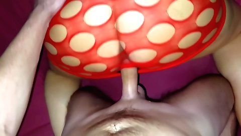 High Heels And A Bodysuit Overexcited Him To The Point Of A Creampie