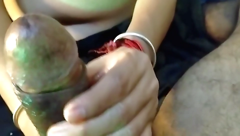 Horny indian cunt girl sucks stepfather's hairy prick