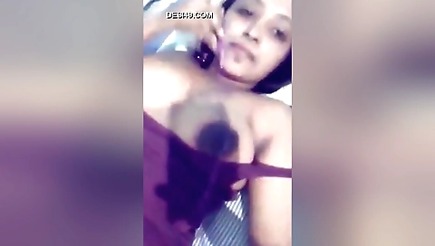 Hairy indian babe showing her hairy pussy and boobs