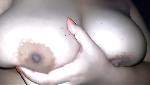 Huge Boobs In Horny Indian Bhabi Pressing And Squeezing