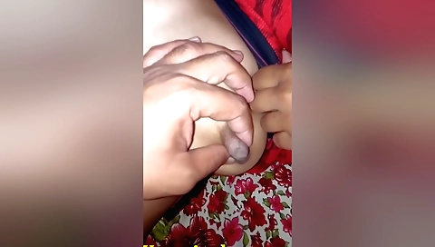 Wife plays with husband's big cock in homemade pov scene