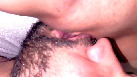 Amatous milf shows her pussy on camera with a small piece