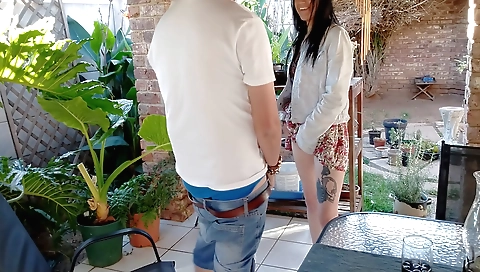 Brunette indian amateur fuck video in public outdoor