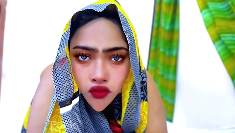 A brunette with big tits and a nice ass fucks her stepmother