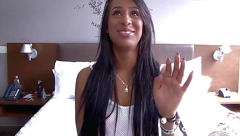 Indian teen with a big ass is picked up by two men