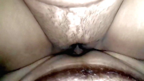 Amateur indian brunette hairy girl playing with her hairy pussy