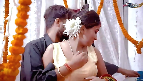 Sexy milf and her husband are going to have a fuck in bed