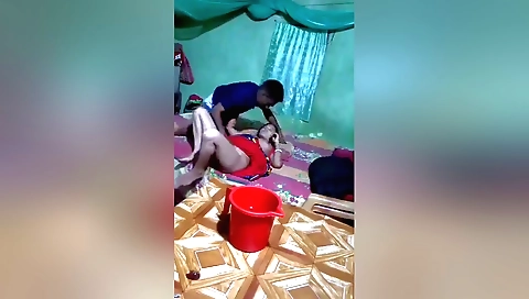 Amazing big tits amateur brunette in a sexy lingerie video