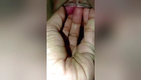 Indian girl fucks her pussy in POV closeup porn video