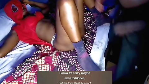 Indian stepmom and stepson-inlaw rock and fuck once