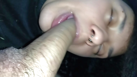 Indian brunette deepthroat mouthing with her tight pussy