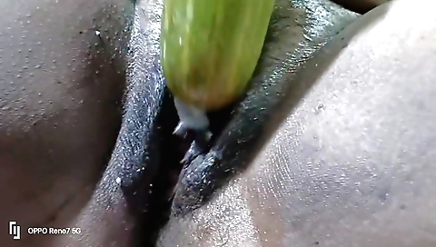 Indian hairy babe in lingerie gets her pussy filled