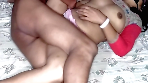 Indian bimbo in the village gets banged in the missionary