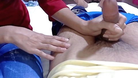 A hot brunette gets her pussy fucked in this video