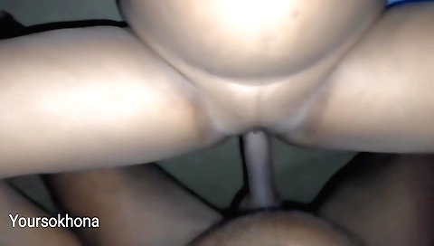 Stepsister rides her pussy on a camera in an indian porn vid