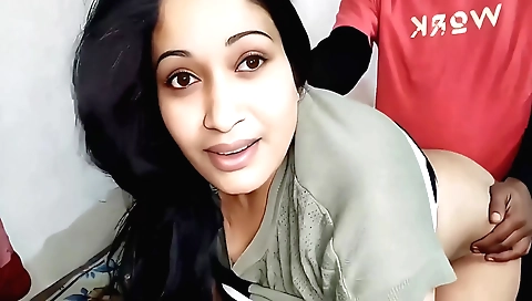 Indian nurse 18+ college girl fucked in hostel room