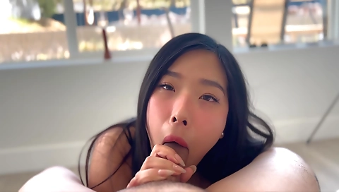 Hot brunette with tattooed body fucked by her stepbrother