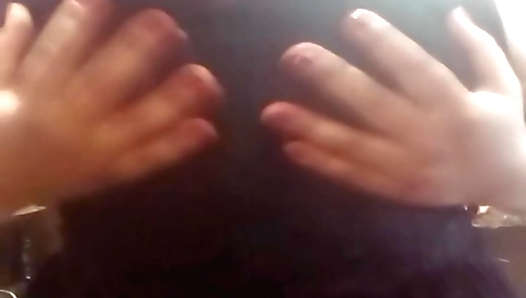 Solo female with nice big boobs sucking and riding cock