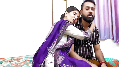 Indian babe with big ass fucked like a bitch with friends wife