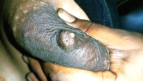 Indian woman with a hairy pussy sucks her partner's prick