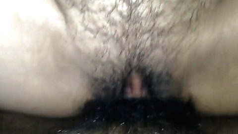 Indian girl with a hairy pussy is having sex with her man friend