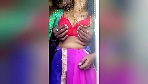 Amateur half-saree cunnilingus in erotic pov 3d video