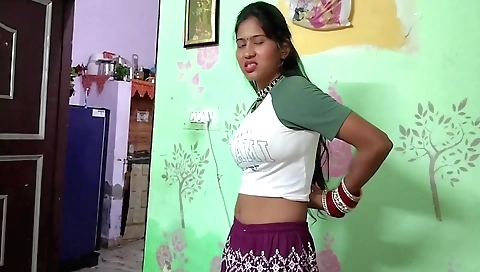 Indian stepsister is getting nailed solo after a porn vid