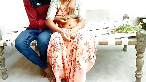 Indian beauty with sexy tits rides boyfriend's cock