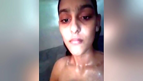 Indian girl 18+ shows her boobs and pussy on camera
