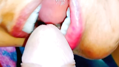 Indian teen gets a cock bite and eats cum out of her mouth