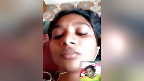 Busty brunette shows her curves on amateur webcam vid