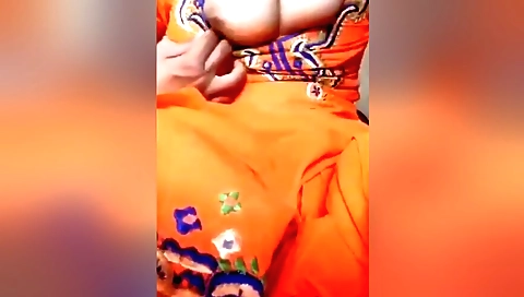 Cute student in amateur webcam video exposing her body