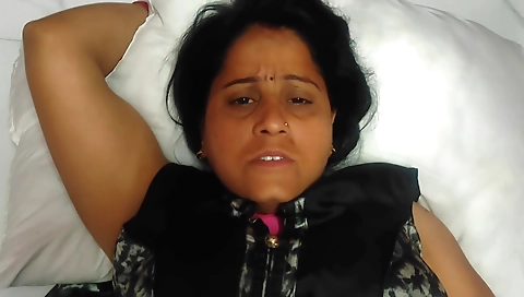 Indian girl is getting her hairy pussy filled with cum