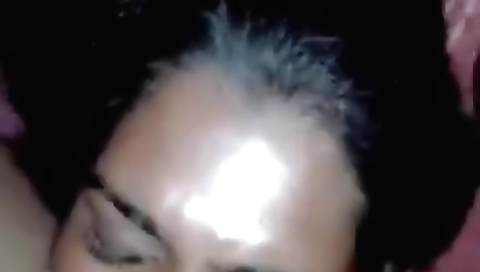 Indian babe has a nice facial in this amateur porn