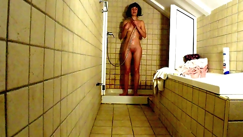 Sexy indian solo female gets naked and starts showering