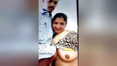 Today Exclusive- Desi Cheating Wife Handjob And Fucked