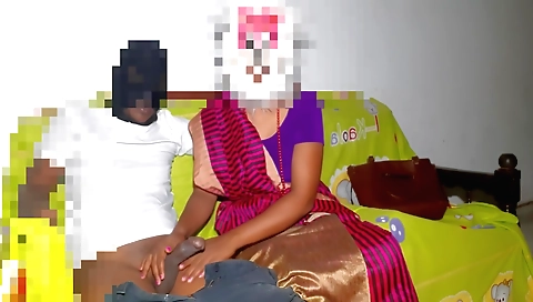 Indian teacher with a naughty body is playing with a student