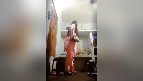 Indian solo video with urvashi rani dressed in white and black