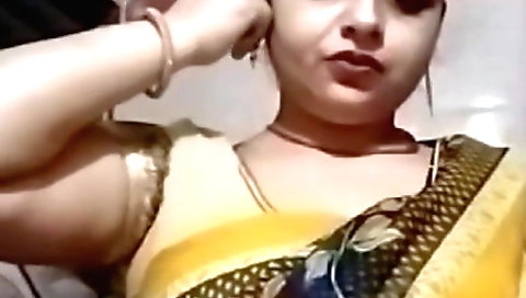 Busty indian step mom plays with her hairy pussy and boobs
