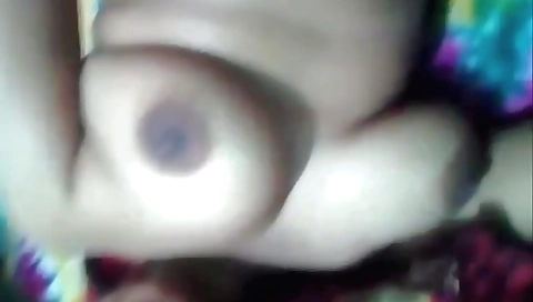 sexy brunette makes my man happy with her natural body