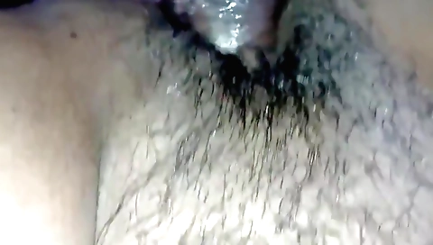 Busty Indian chick with hairy pussy in amateur video