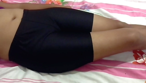 Amateur solo female with a Muslim hijab and a sexy face in the spa