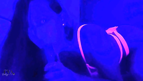 Indian girl dancing with the guy and sucking his dick