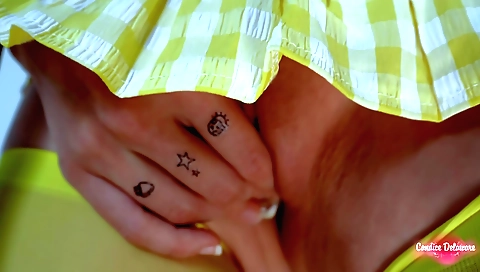 Sexy Indian girl riding the bike in rain getting her body on