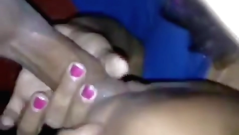 Indian brunette milf is riding his dick in a funny video