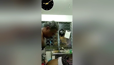 Amateur webcam clip of a girl and her horny husband fucking