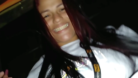 Sexy brunette with a hairy pussy and big boobs 1st time in porn