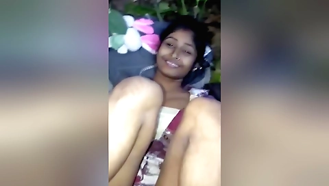 Indian teen 18+ hawt gets her pussy rammed outdoors