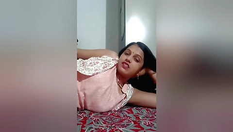 Cute indian hottie takes off her bikini and fucks herself